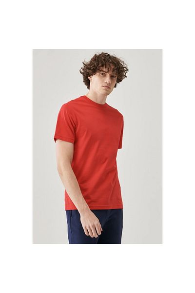 Lee Lightweight Men's Red Crew Neck T-Shirt