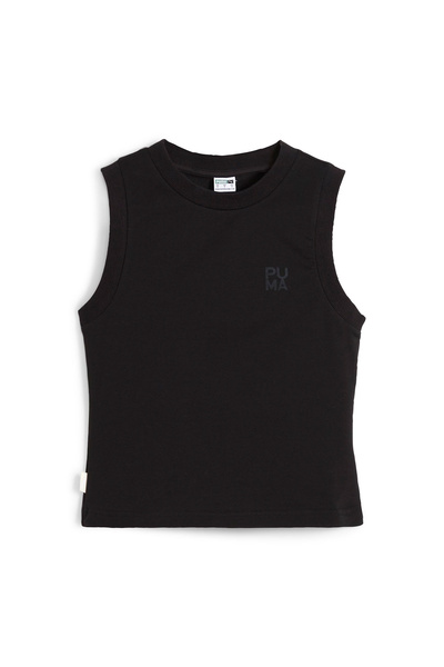 Puma Infuse Slim Kadın Siyah Yuvarlak Yaka Atlet