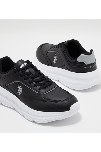 U.S. Polo Assn. 4M HILDA GLB 4FX_BLACK Unisex Sneakers