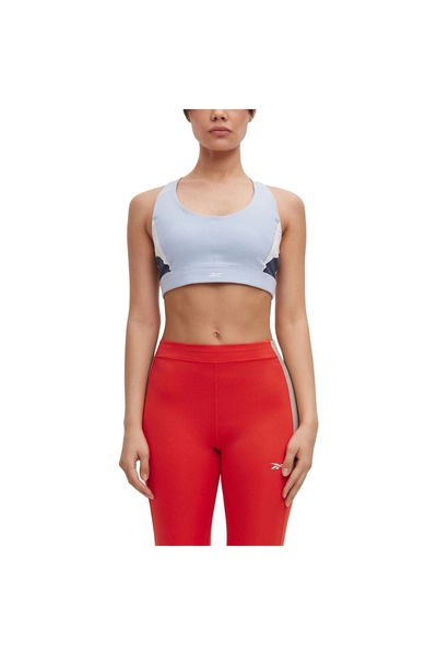 Reebok Γυναικείο αθλητικό σουτιέν Lux Racer Bra με μπλε λουράκι