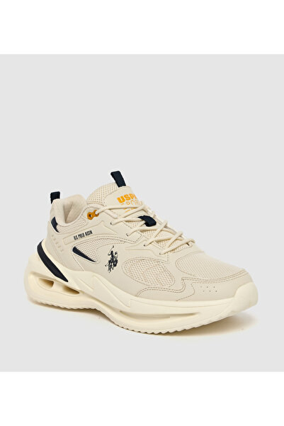 U.S. Polo Assn. حذاء رياضي تشيستر جي إل بي للرجال باللون البيج