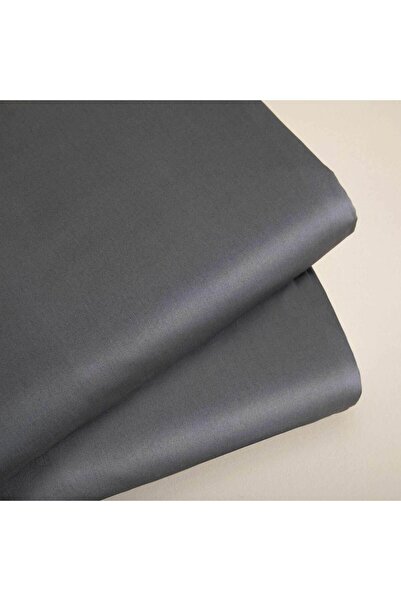 Chakra Luxury Flat Sheets 240x260 cm Dark Grey