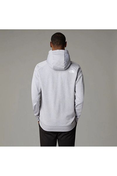 THE NORTH FACE Мъжко сиво яке с качулка и цип Reaxion