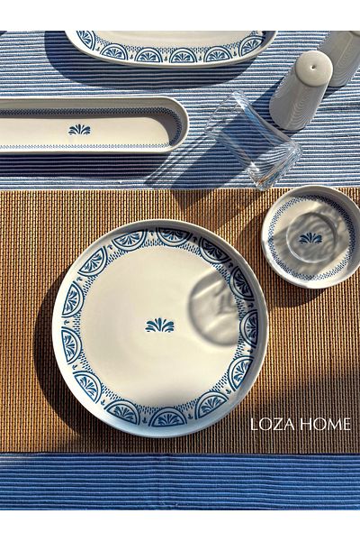 LOZA HOME Clam 6-Person 28-Piece Porcelain Breakfast Set