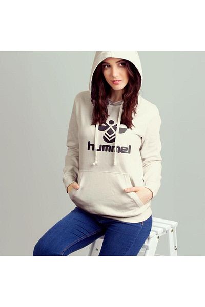 hummel Γυναικεία φούτερ με κουκούλα Billund Ecru
