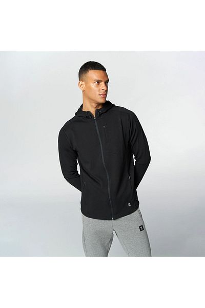 hummel Мъжко черно яке с качулка T-tropper