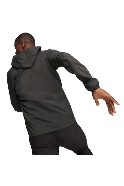 Puma Мъжко черно яке с качулка Run Favorite