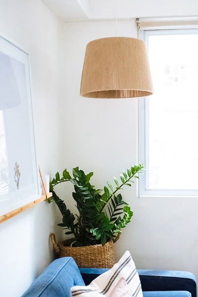 NYLife Hasır İskandinav Konik Bohem Rustik Modern Jüt Avize