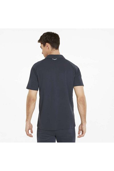 Puma Team Final Casuals ανδρικό μπλουζάκι πόλο κλασικού κολάρου Navy