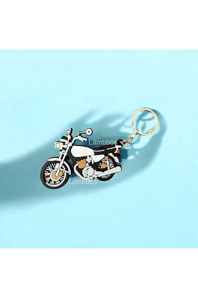 Lambbos Arora Cg Cheetah - White Custom Keychain