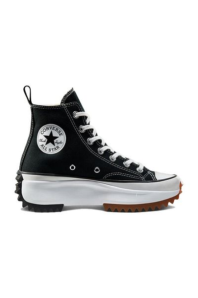 converse Run Star Hike Lugged Hi Unisex-Sneaker mit Plateausohle in Schwarz