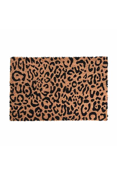 Homelux Animal print entrance mat 39X59 cm, coconut fibre, brown/black, model 2