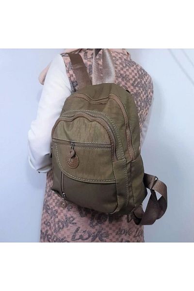 eliteshop Elite Nova Shopping Waterproof Imported Backpack Dark Mink-4 Compartments