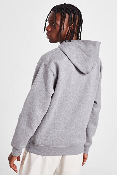 Nike Jordan Ess Fleece Pullover Hoodie Erkek Gri Spor Sweatshirt