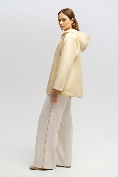 Touché Privé Satin Zippered Sweatshirt