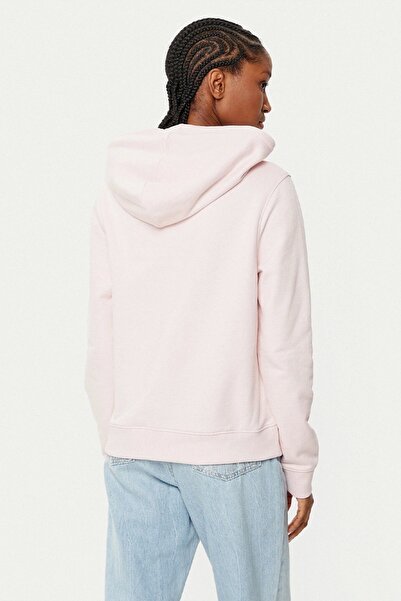 Guess GJ REG HOODIE COLLEGE SWEATSH Kadın Pembe Sweatshirt W5RQ17K68I4-A61U