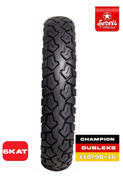 Swallow 110 90 16 Motosiklet Lastiği Dubleks Tubeless Servıs