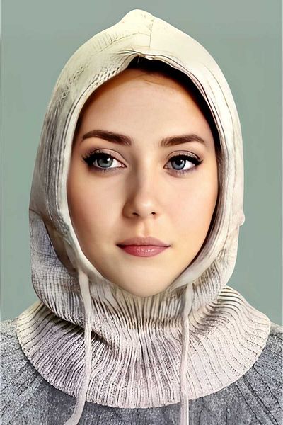 Trenderrs Women's Knitwear Hijab Knitted Beanie Hijab Headgear Hijab Beanie
