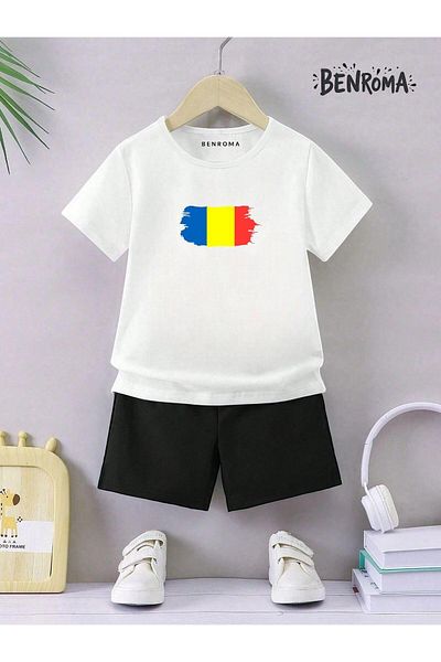 BENROMA Unisex Παιδικό Σετ Σορτς - Character Printed