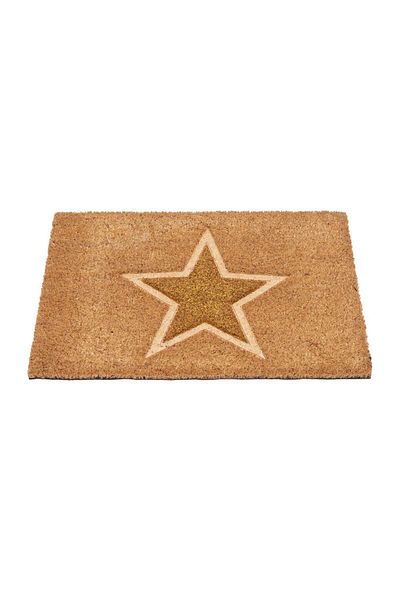 Homelux Entrance mat 40X60 cm, coconut fibre, beige/gold