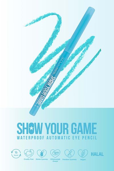 Show by Pastel Show Your Game Waterproof Gel Eye Pencil - Waterproof Gel Eye Pencil 403 0.28 G