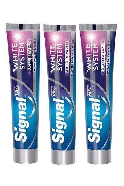 Signal معجون أسنان وايت سيستم قوي للتبييض 75 مل