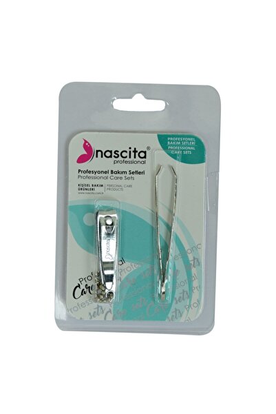 nascita مجموعة العناية الاحترافية بملاقط الأظافر من ناستيكا مكونة من قطعتين
