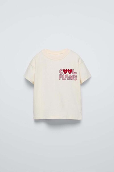 Magu Cream Heart Patterned Kids Shorts Set |   Cool Plans Summer Comfortable Set