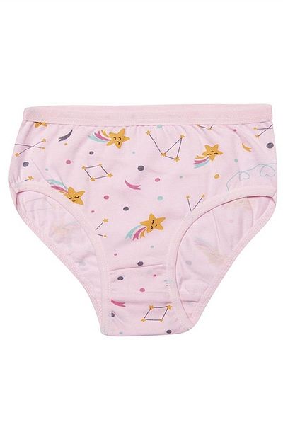 KOTA 3402x12 Chiloți pentru fete cu model mixt din Lycra, 12 piese, colorate