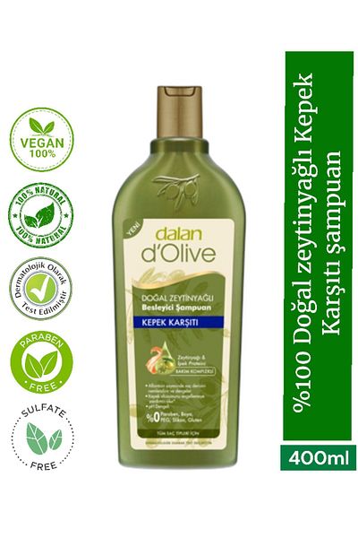 Dalan Dolive 400 ml Olive Oil Shampoo Bran