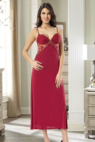 Xses 3005 Γυναικείο Βαμβακερό Σετ Προίκας 6 τεμαχίων-Μπορντό