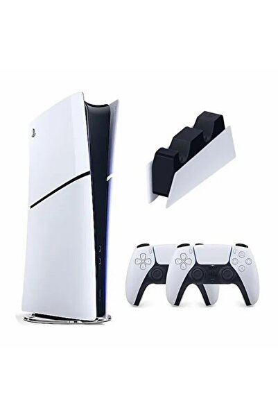 Sony PLAYSTATION 5 SLIM DIGITAL ÇİFT KOLLU + ŞARJ İSTASYONU OYUN KONSOLU