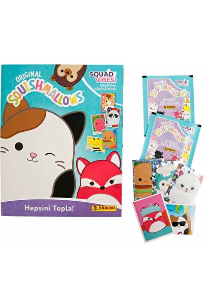 Overgame Squishmallows Panini Sticker Album - 188 Stickers Blanks & 40 Sheets