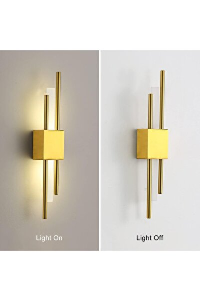 A F N LIGHTING A F N LIGHTINGS Modern LED Wall Lamp, Indoor Wall Lighting, 50CM Gold Sconce, Art Decor Wall Light