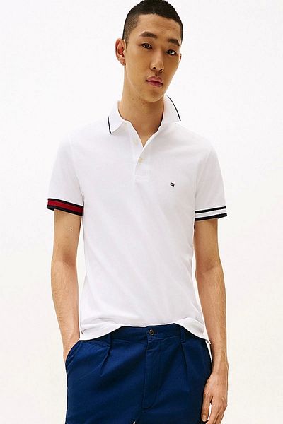 Tommy Hilfiger Flag Cuff Men's T-Shirt 38458