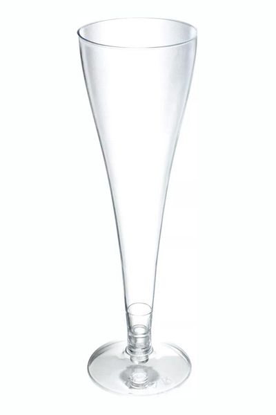 BeySüS Plastic Champagne Glass 6 Pcs 120 ml
