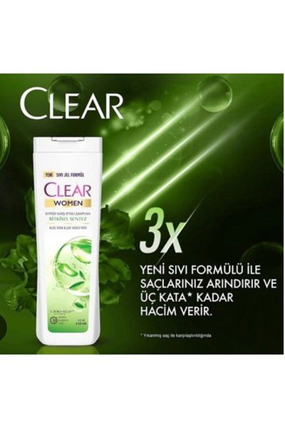 Clear Aloe Vera Tea Tree Oil Shampoo - 350ml Women