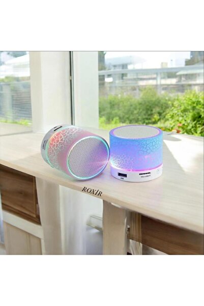 Roxir Işıklı Taşınabilir Bluetooth Wireless Hoparlör Kablosuz Ses Bombası