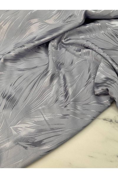 ipekkumaş Gray Color Dressing Shawl and Trouser Holder Javenes Fabric Product Sold in Pieces 1 Piece 1 Meter