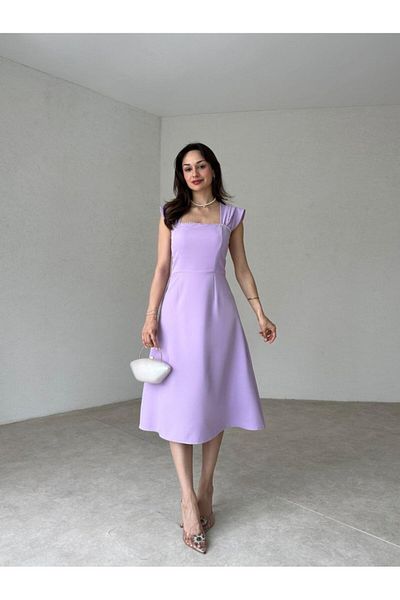 MODA DURAĞI Sequential Pearl Midi Dress