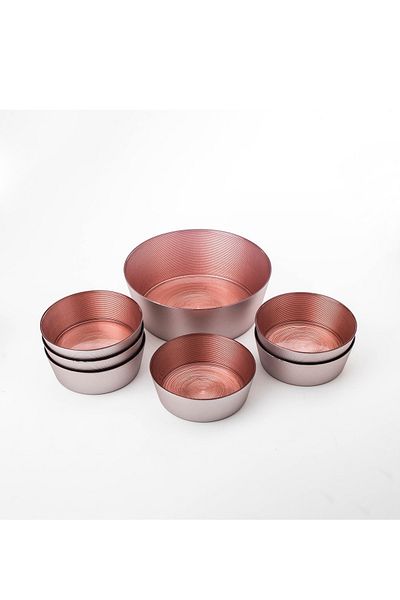 HIC Glass Dessert Bowl Set Of 7 Pieces