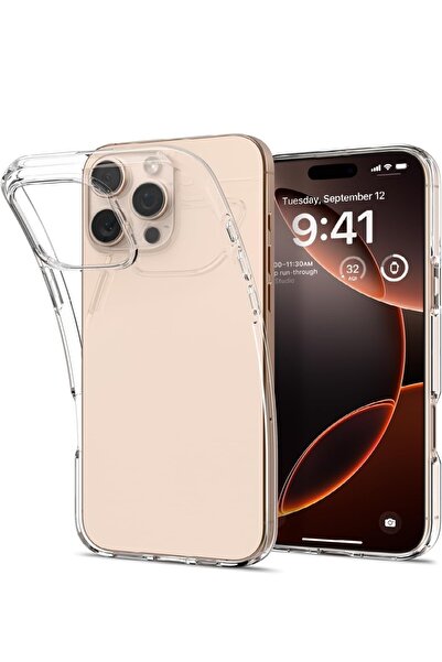 Evax (2MM ŞEFFAF) Iphone 16 Pro Uyumlu Şeffaf Yumuşak Esnek Silikon Kılıf