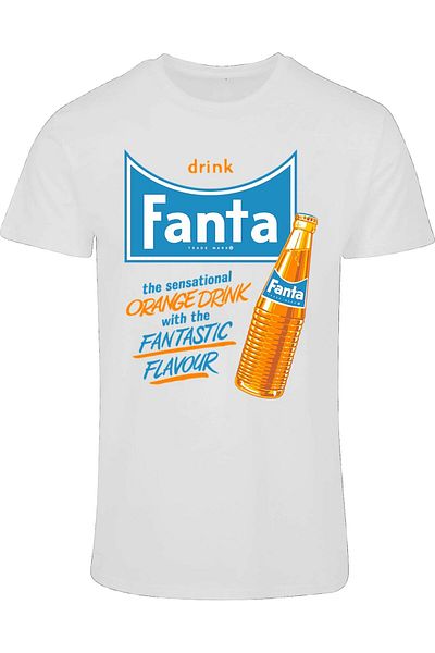 Merchcode Herren Fanta Refreshing T-shirt