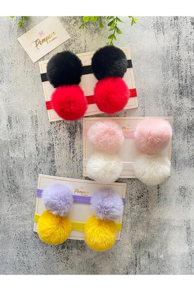 pempem bandana باندانا من القطيفة للفتيات الصغيرات مكونة من 6 قطع