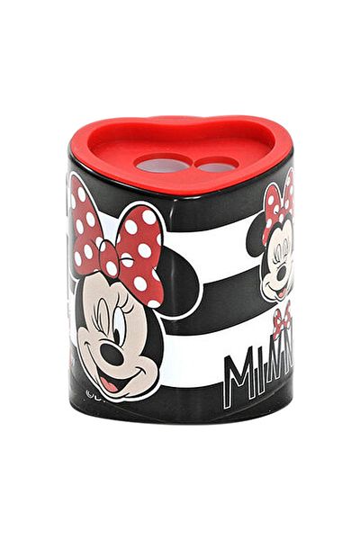 Minnie Mouse مبراة قلم رصاص معدنية ذات طرفين مرخصة من ميني