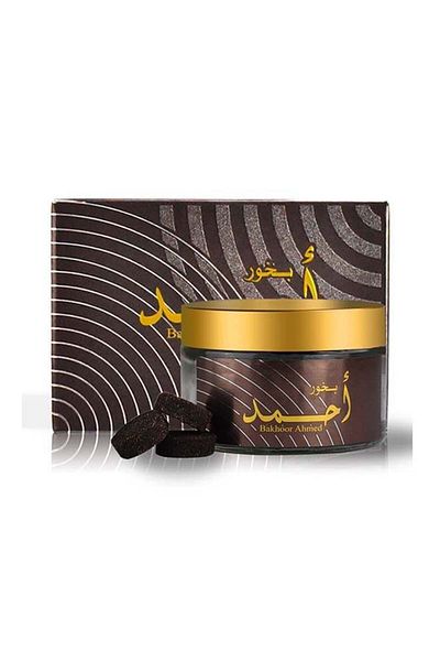 Ahmed Al Maghribi 40-Tablet Bakhoor Ahmed Black/Yellow/Clear 30grams