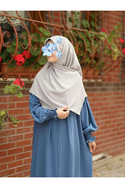 FRESCO SCARFS Tevrat Hijab - Κρέμα από μετάξι και κασκόλ Medina
