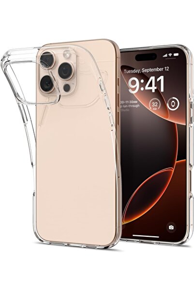 Evax (2MM ŞEFFAF) Iphone 16 Pro Max Uyumlu Şeffaf Yumuşak Esnek Silikon Kılıf