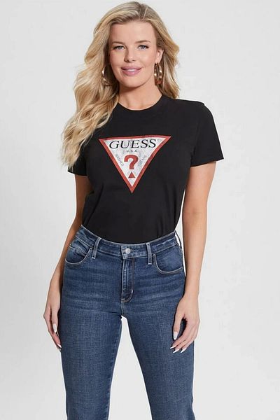 Guess Klasické dámské tričko Regular Fit