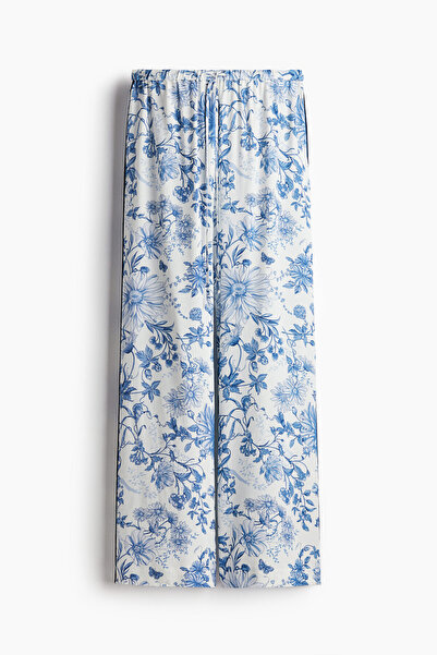 H&M Büzgü Bağlı Krep Pantolon